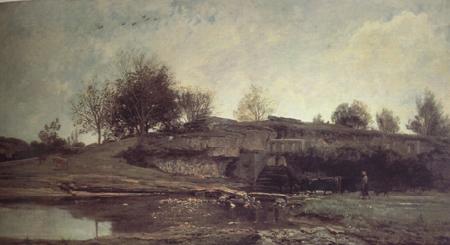 Charles Francois Daubigny The Lock at Optevoz (nn03)